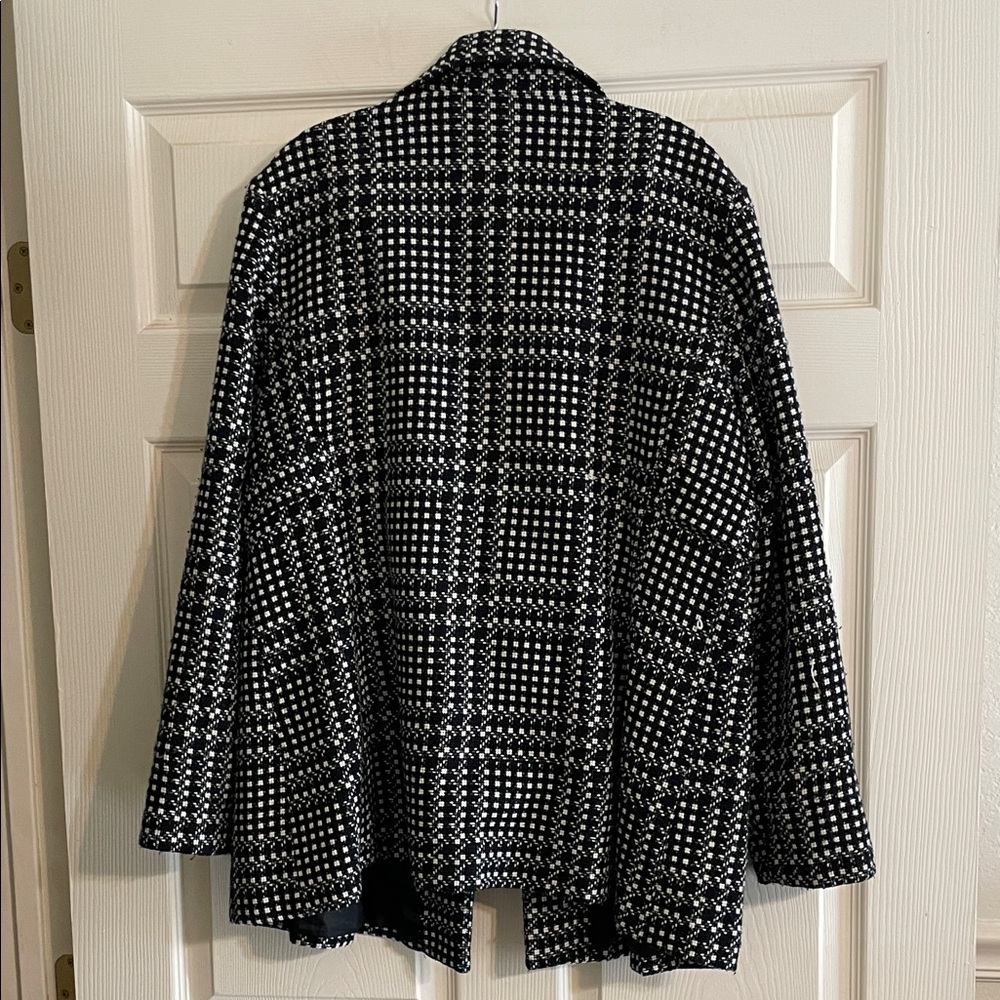 RQT tweed Black and White Checkered Blazer - Picture 4 of 8